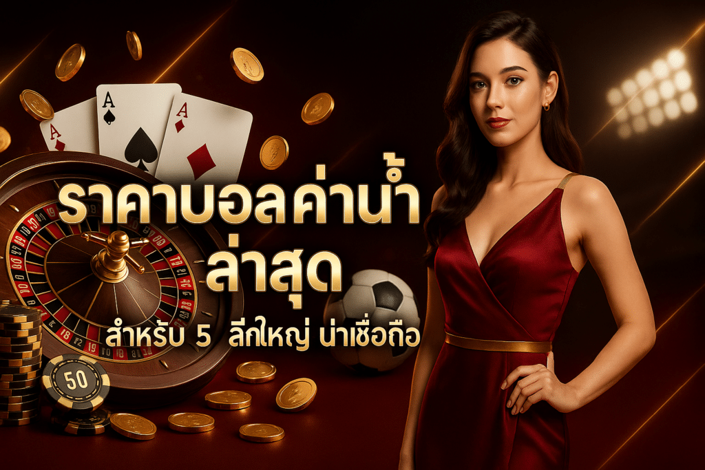 ราคาบอล ค่าน้ำ ล่าสุด