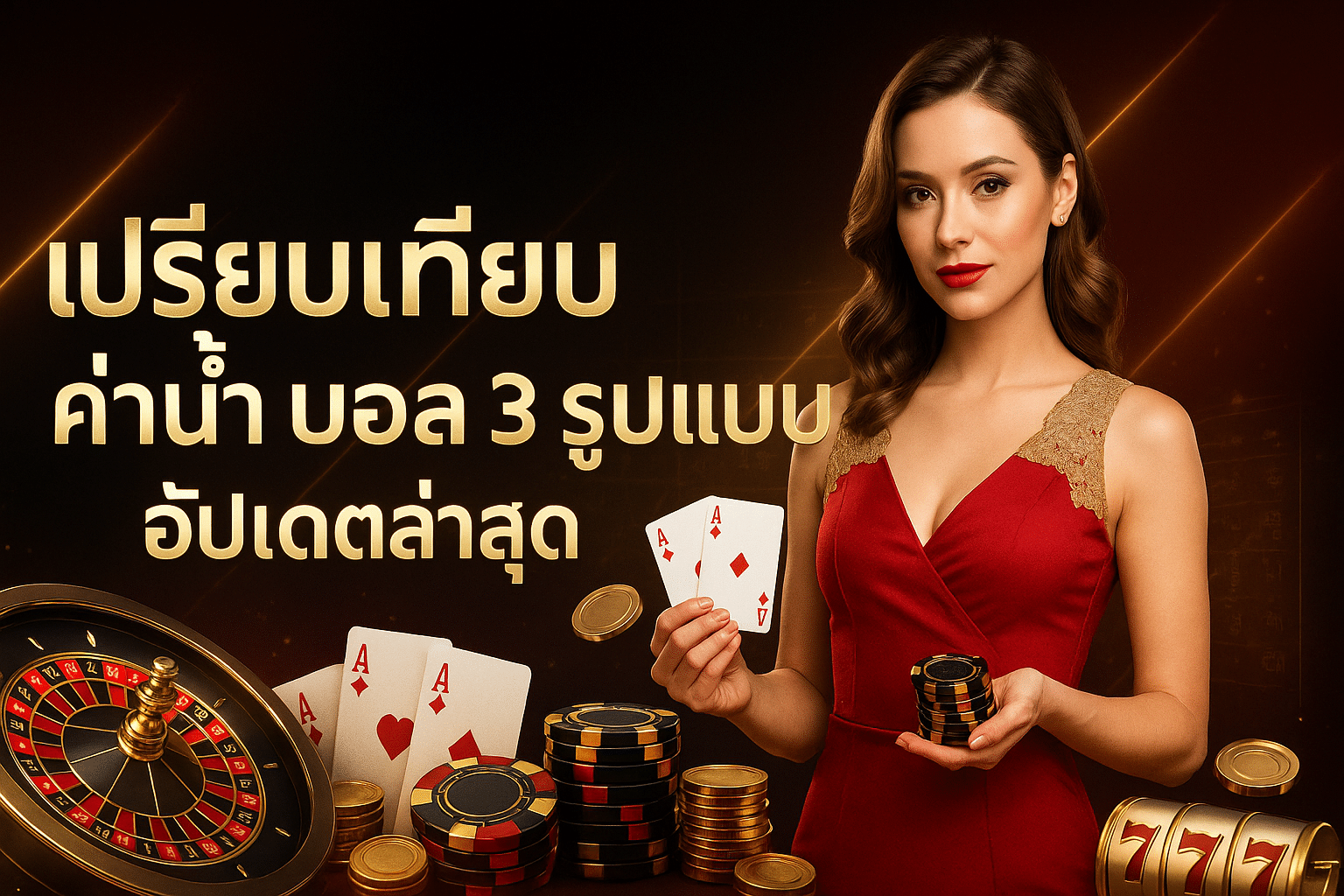 เปรียบเทียบ ค่าน้ำ บอล